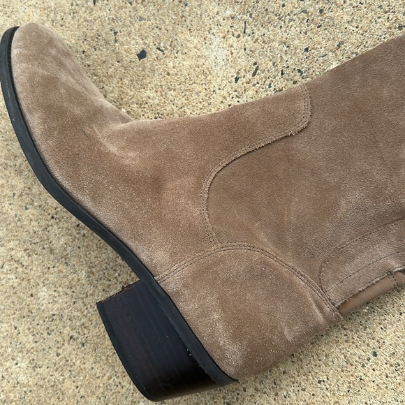 Vince Camuto over the knee tan suede boots sz 10 - Picture 3 of 11